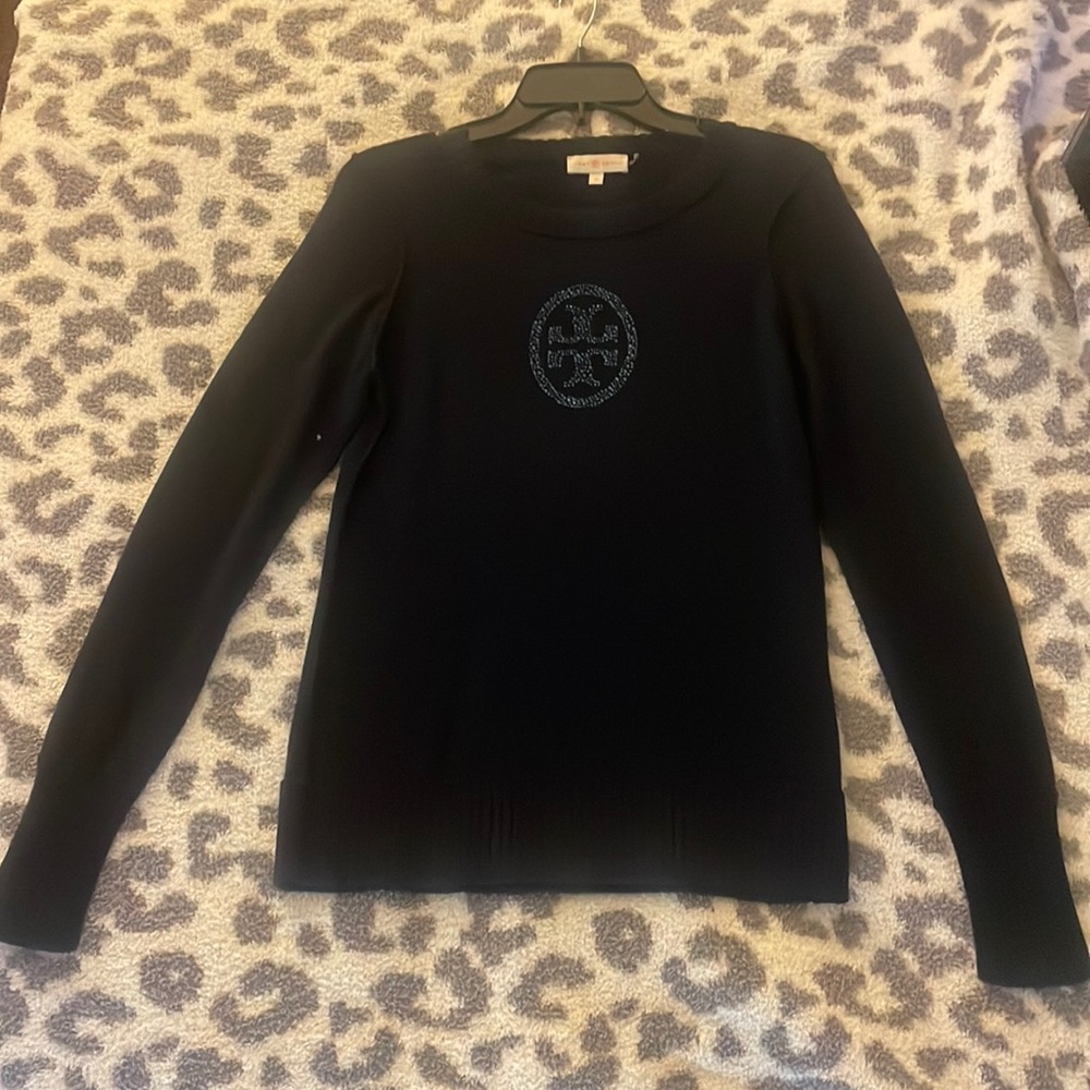 Tory Burch Navy Blue Sweater